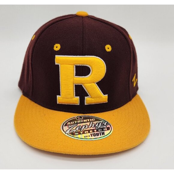 NCAA Zephyr Hat Cap Colorado State Rams Hat Maroon Yellow Youth Stretch NEW - Picture 7 of 12